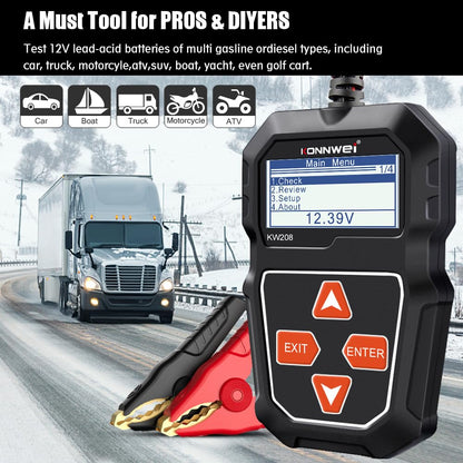 Auto Battery Voltage Test Tool