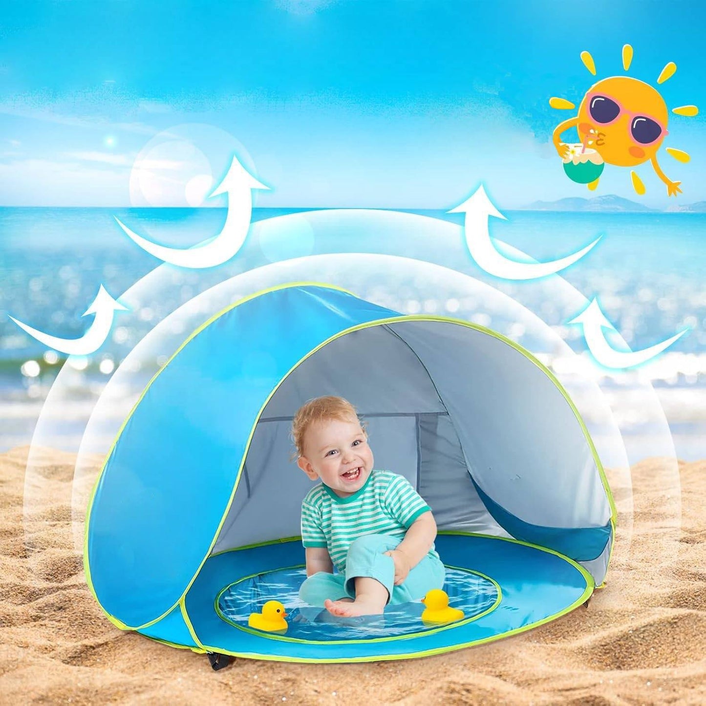 Portable Baby Sun Shelter Tent - Pexav