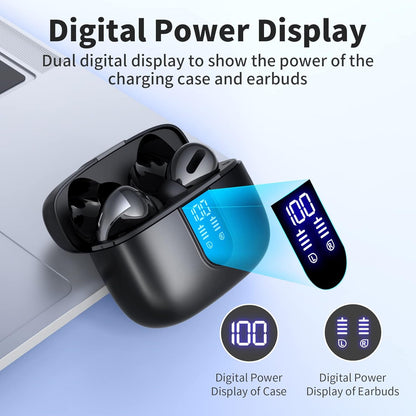 Compact Bluetooth Earbuds With Portable Charger
