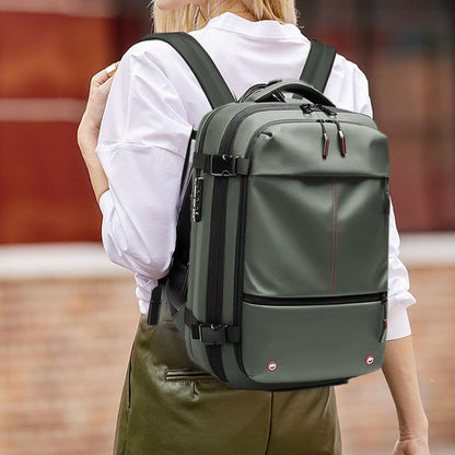 Waterproof Expandable 60L Travel Backpack with Laptop Sleeve