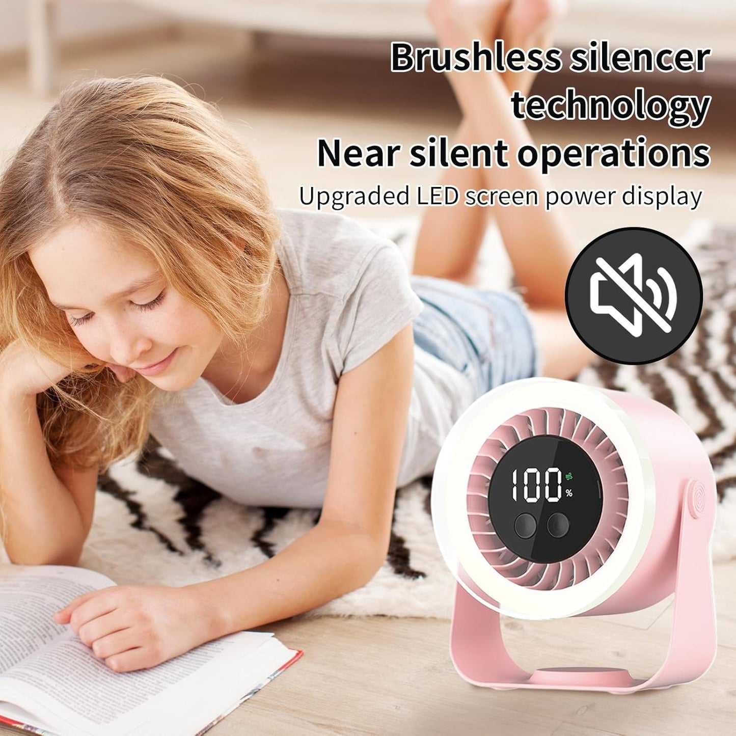 Silent Office Table Fan