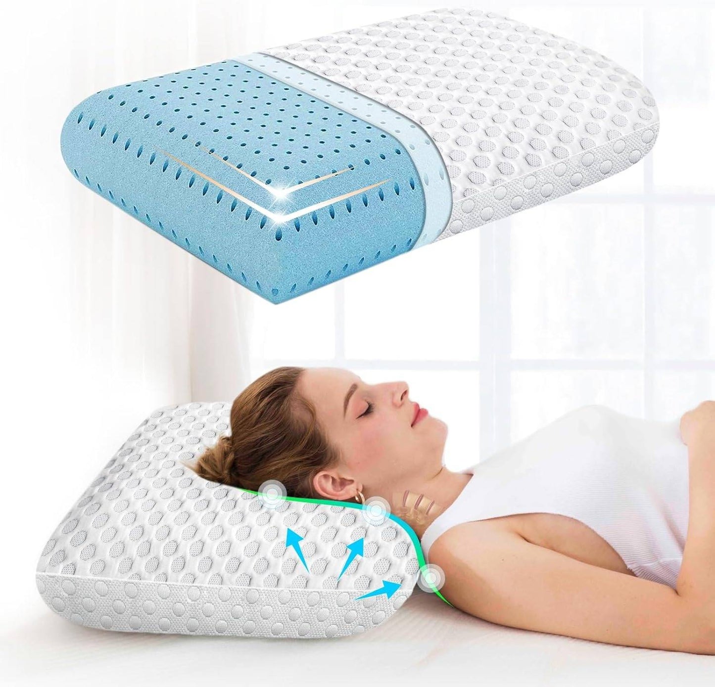 Chill Memory Foam Pillow - Pexav