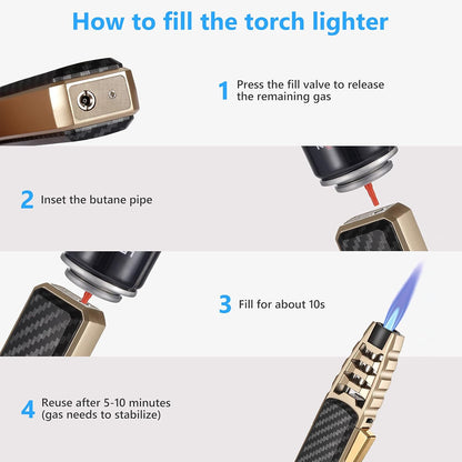 Advanced Dual Flame Lighter – Strong Plasma Torch
