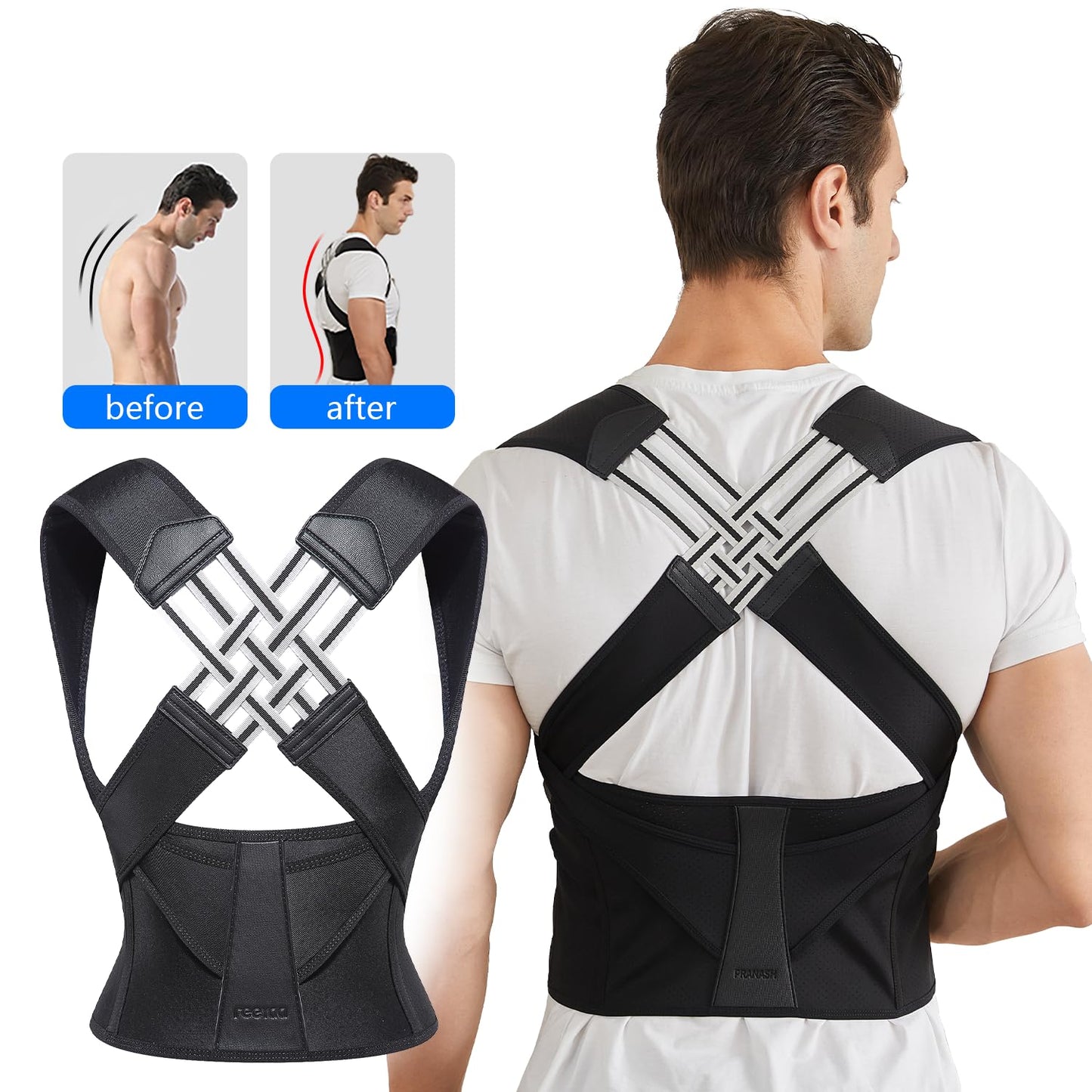 Comfortable Back Straightener Brace for Men and Women