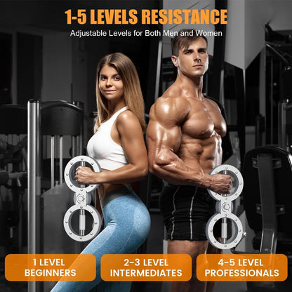 Compact Arm Trainer with 12LB Adjustable Resistance