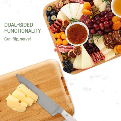 Wooden Cheese Serving Platter with Clear Storage Lid