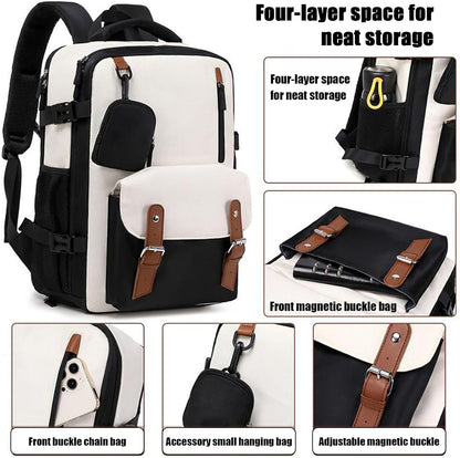 Spacious Water Resistant Expanding Travel Bag