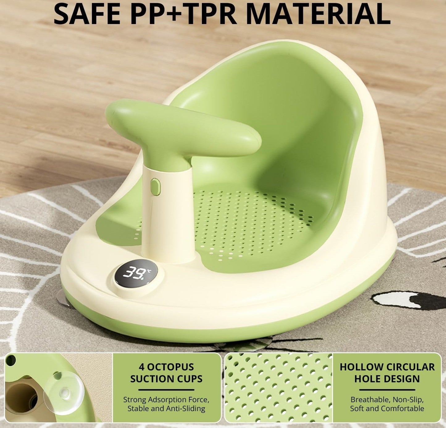 Safe Infant Bathtub Support