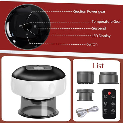 Advanced Heat Massage Tool with 12 Modes and Remote