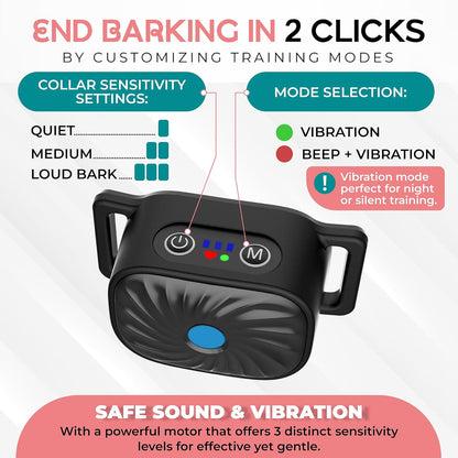 Effective Dog Bark Control Collar for Small Pets
