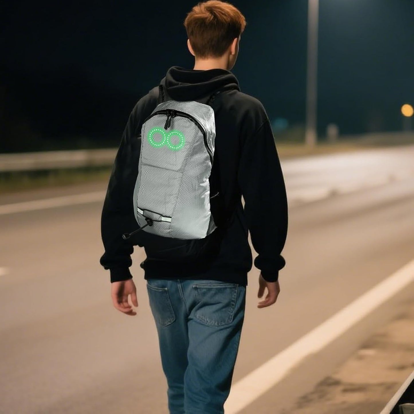 Waterproof LED Hiking Backpack