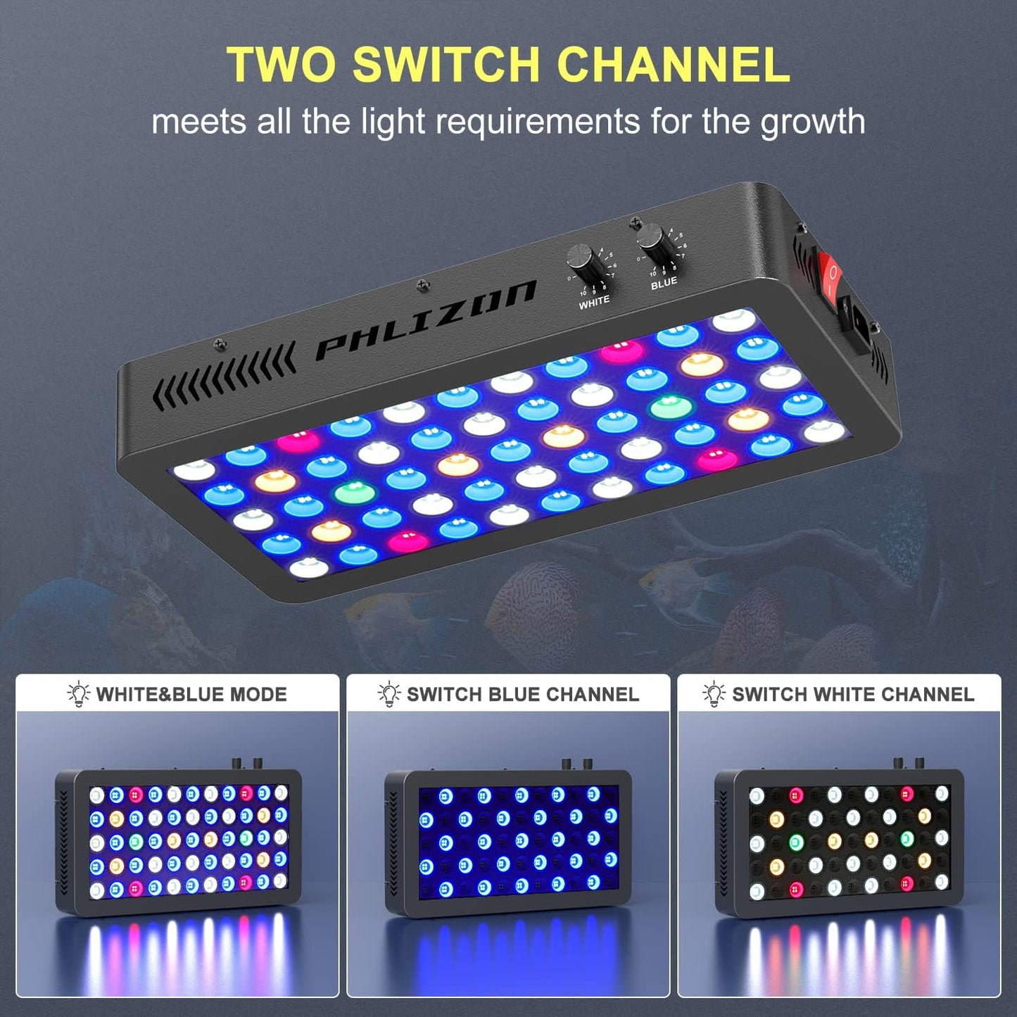 Colorful Adjustable LED Fish Tank Lights
