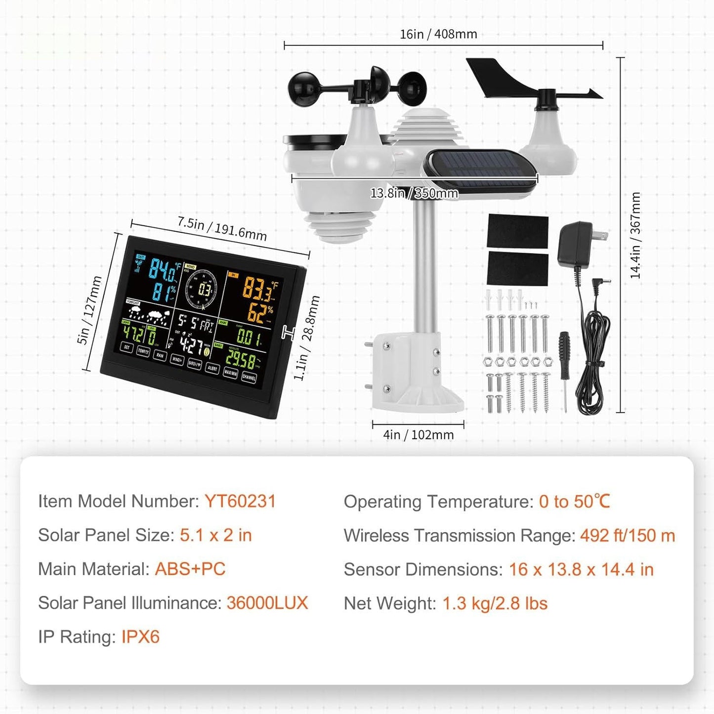 Wireless Digital Weather Forecast Station