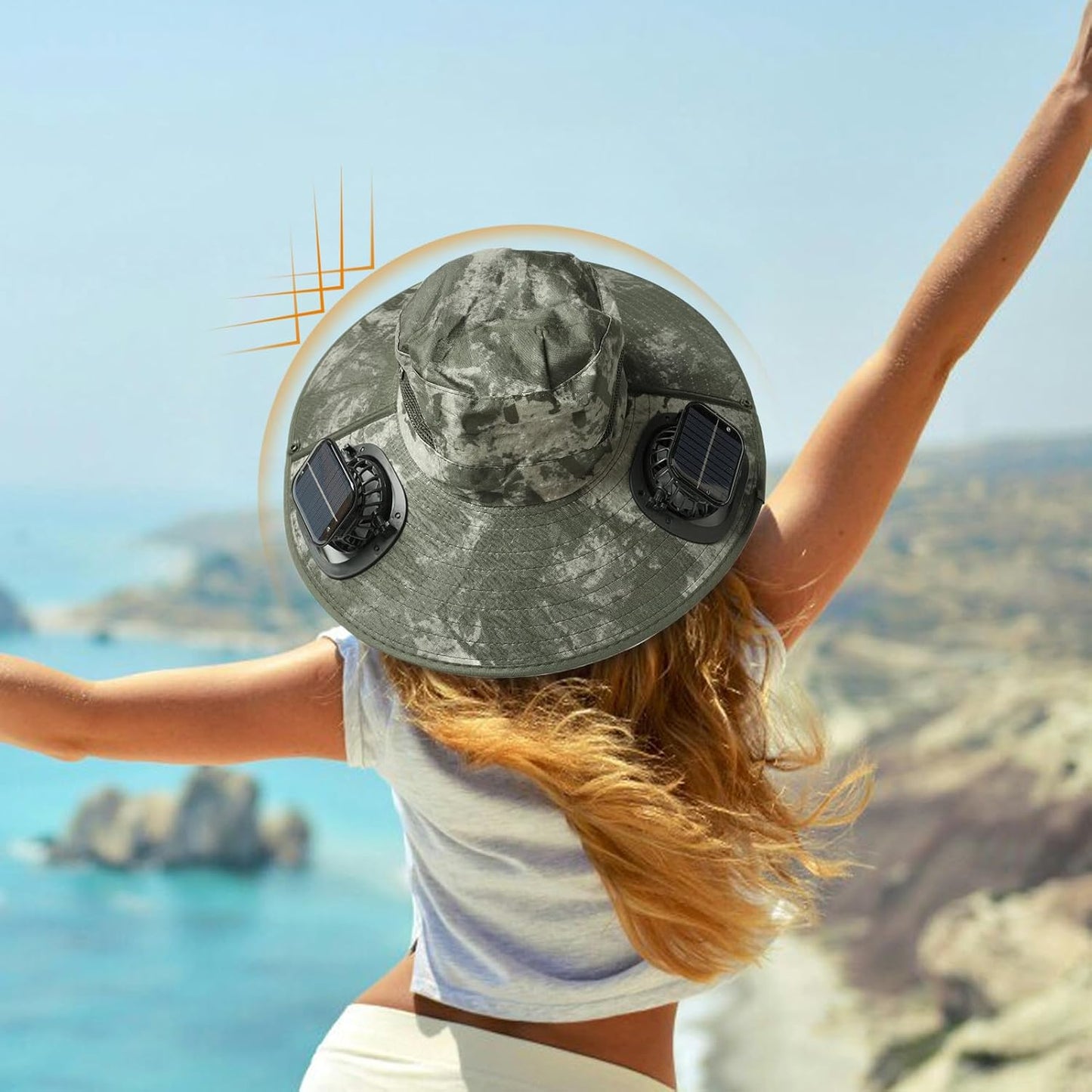 Breathable Summer Sun Hat with UV Shield