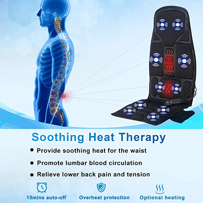 Best Car Seat Massager Cushion - Heated Massage Pad
