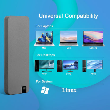 Compact High Speed USB 3.2 External SSD Drive