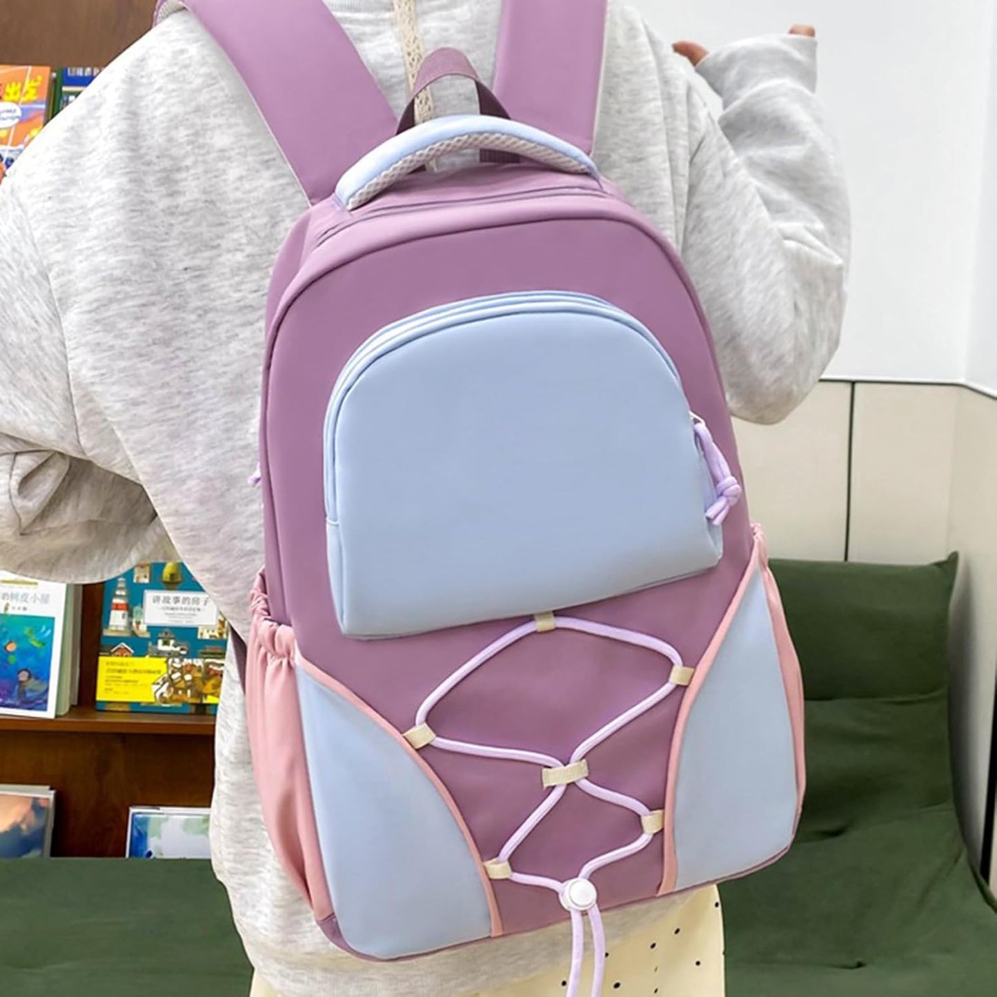 Big Kids Backpack Set with Pencil Case & Lunch Bag
