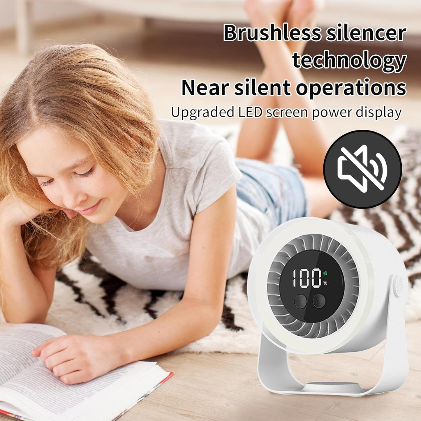 Silent Office Table Fan