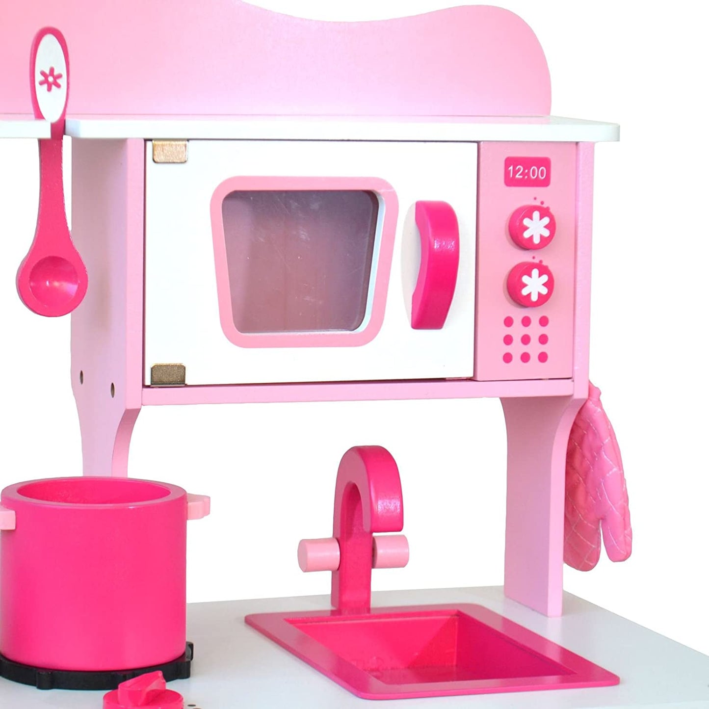 Deluxe Children's Play Kitchen Cooking Playset