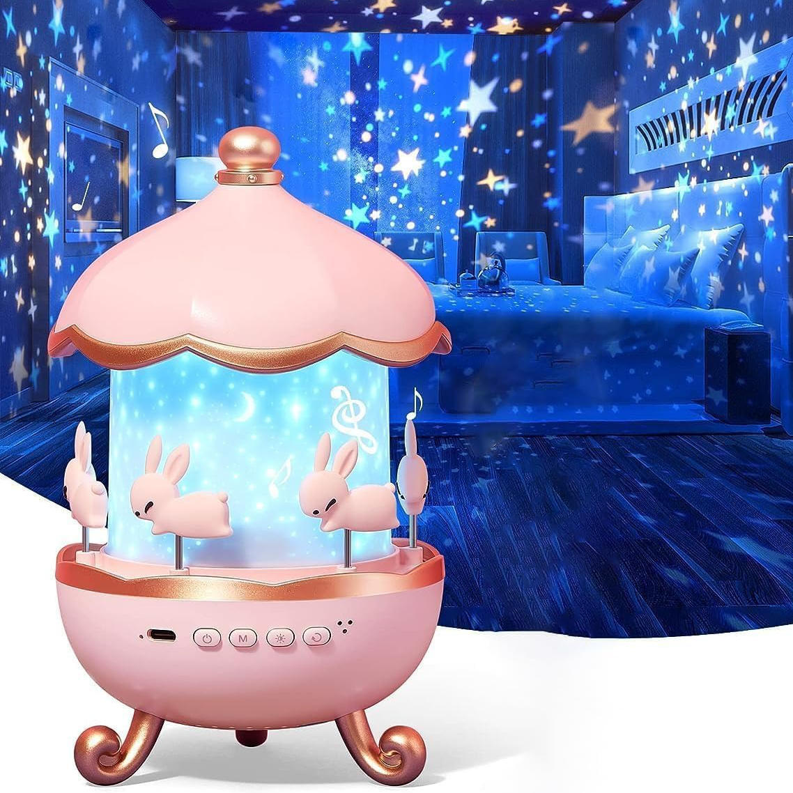 Colorful LED Nursery Night Light - Pexav