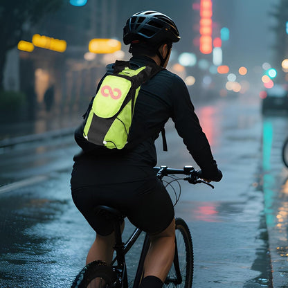 Bright LED Bike Backpack