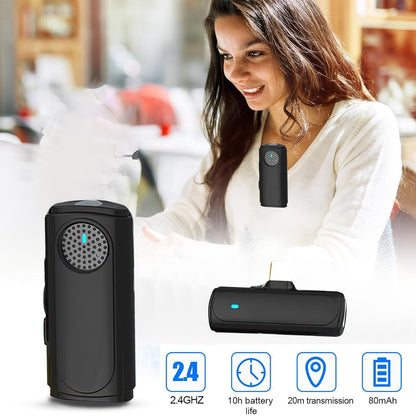 Compact Clip On Wireless Microphone