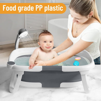 Portable Baby Bath Tub with Mesh Net