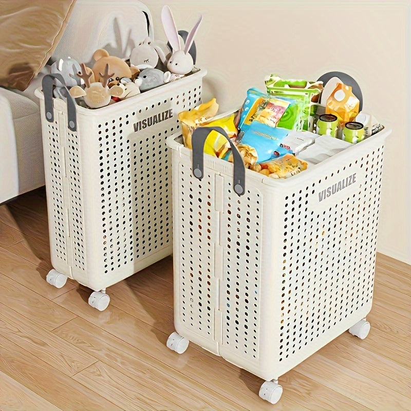 Collapsible Mobile Laundry Basket