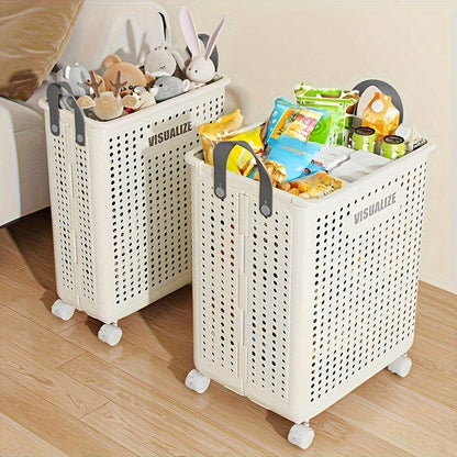 Collapsible Mobile Laundry Basket