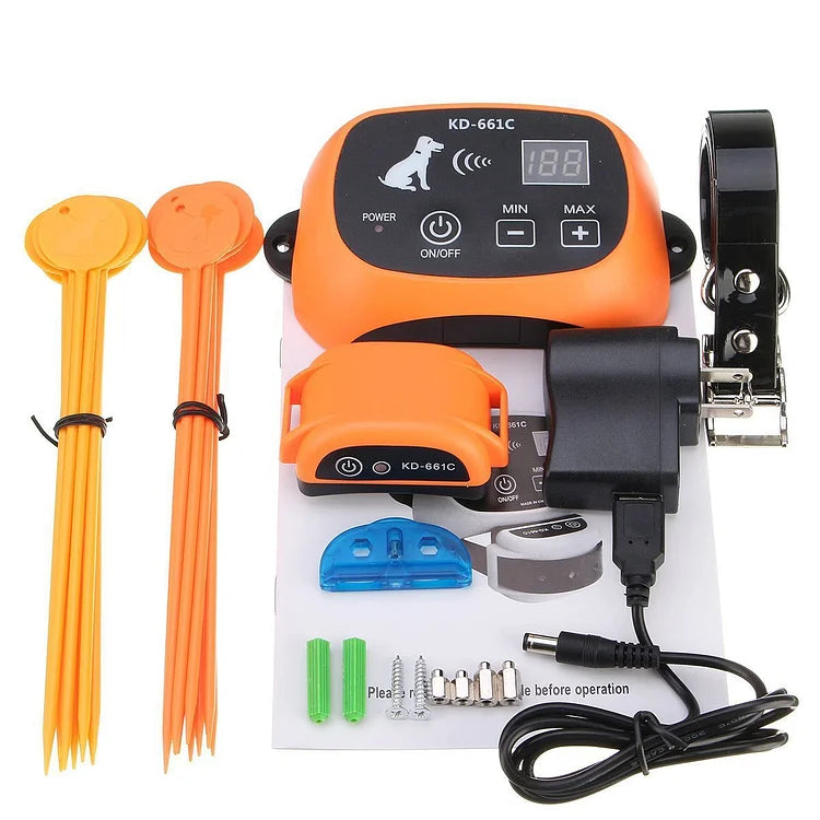 Easy Pet Containment System With Remote Collar