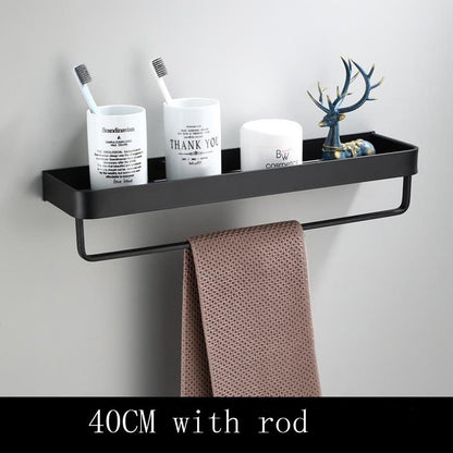 Sleek Metal Wall Storage Shelf