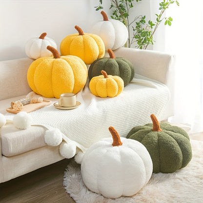 Warm Autumn Pillow - Soft Plush Fall Decor Cushion - Pexav