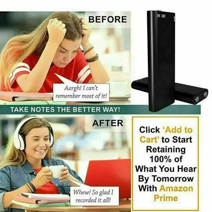 Small Handsfree Digital Recorder