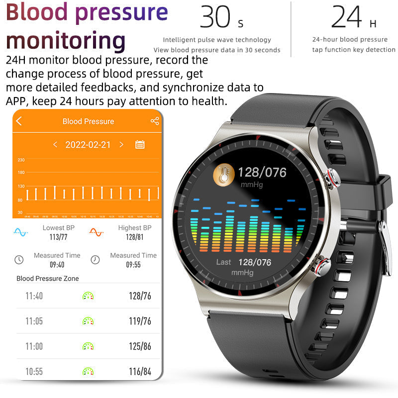 Advanced Fitness Tracker with ECG and Heart Rate Monitor