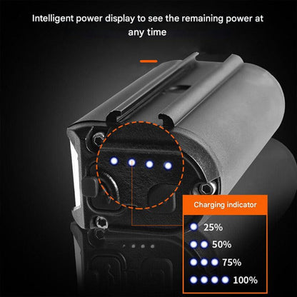 Ultra Bright 180° Bike Front Light with Battery