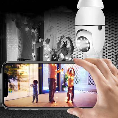 Wi-Fi Smart Home Security Light Bulb Camera
