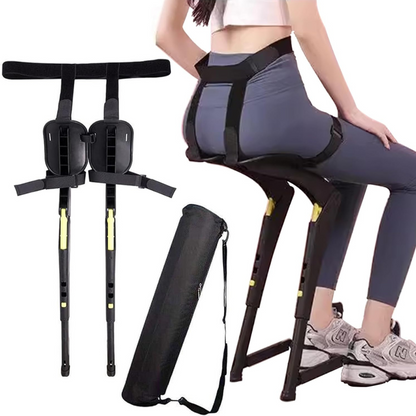 Compact Folding Camping Chair with Exoskeleton Frame