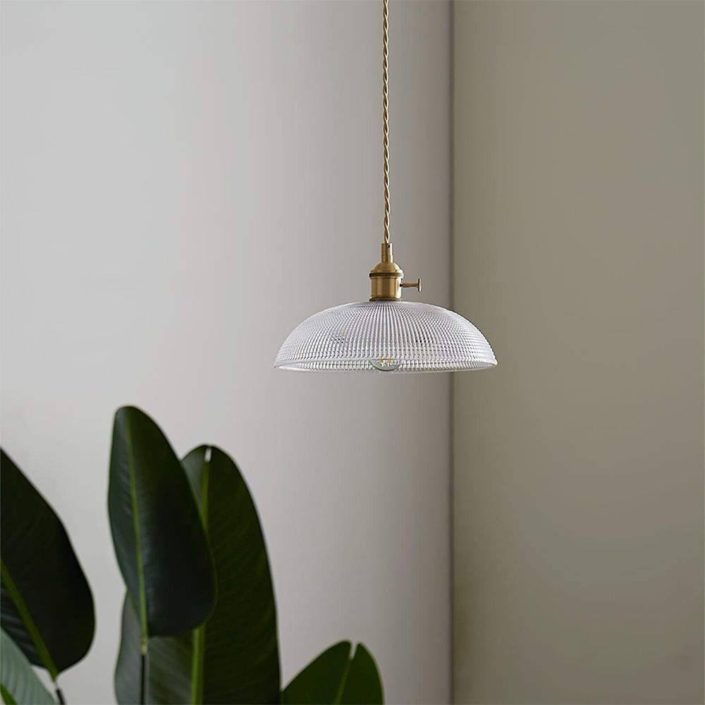 Simple Vintage Glass Drop Pendant Lamp
