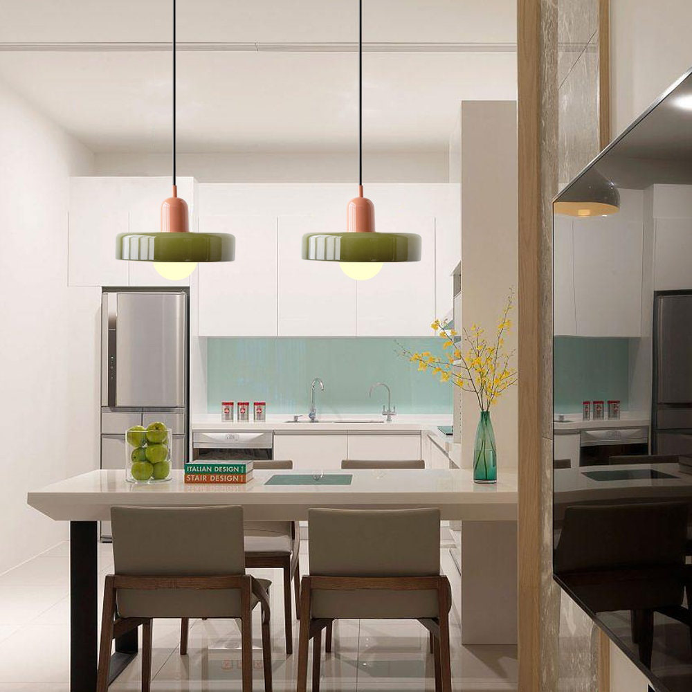 Stylish Glass Hanging Lamp Fixture