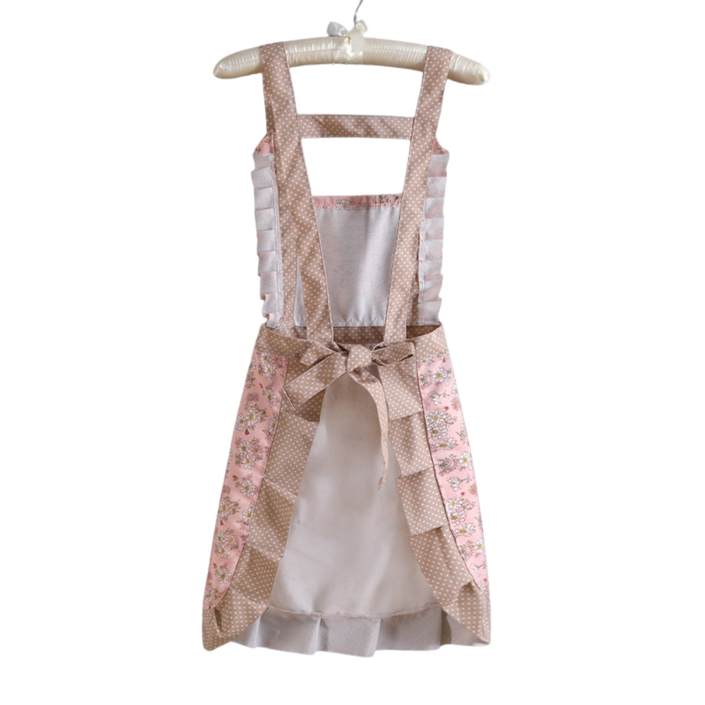 Waterproof Floral Apron for Kitchen Oil Proof Design