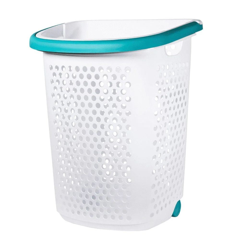 Big Wheel Laundry Hamper Cart Basket