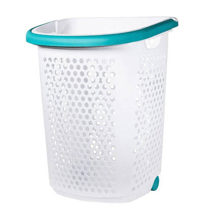Big Wheel Laundry Hamper Cart Basket