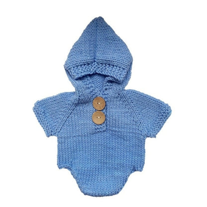 Adorable Baby Knit Jumpsuit Outfit