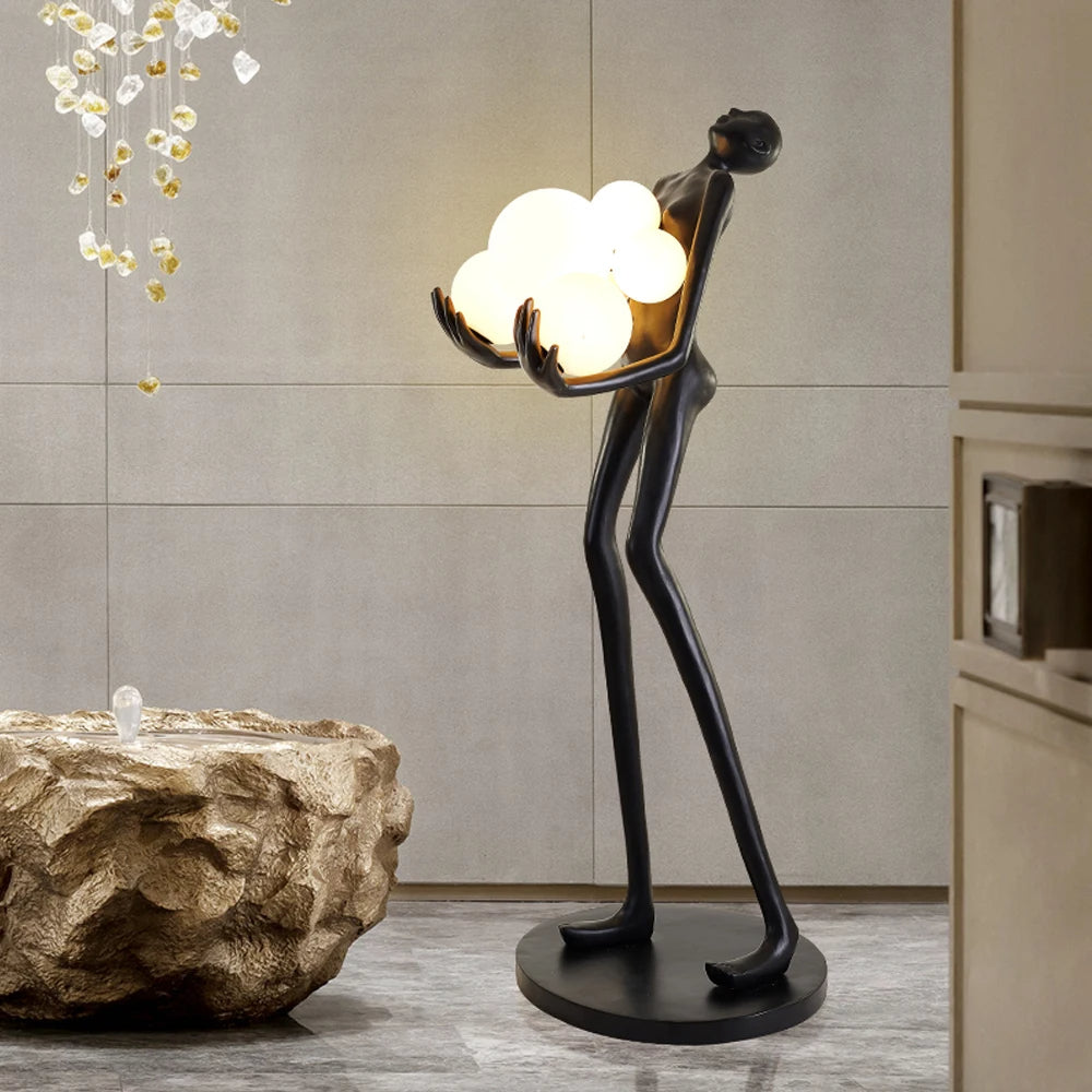 Unique Figurine Standing Floor Lamp - Pexav