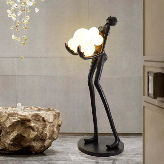 Unique Figurine Standing Floor Lamp - Pexav