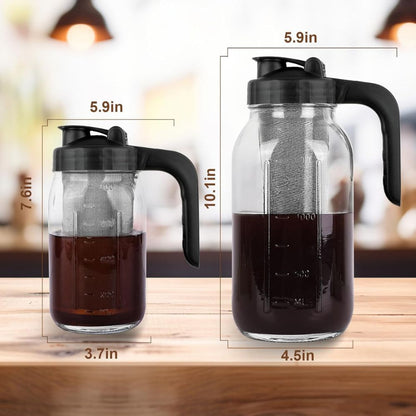 Big Cold Brew Coffee Pitcher Jug
