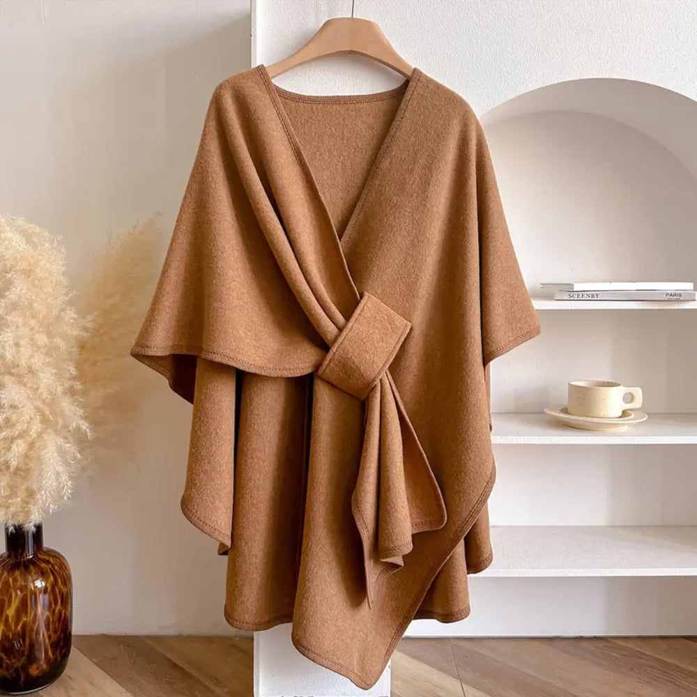 Waterproof Women's Wrap Coat Warm & Chic Outerwear