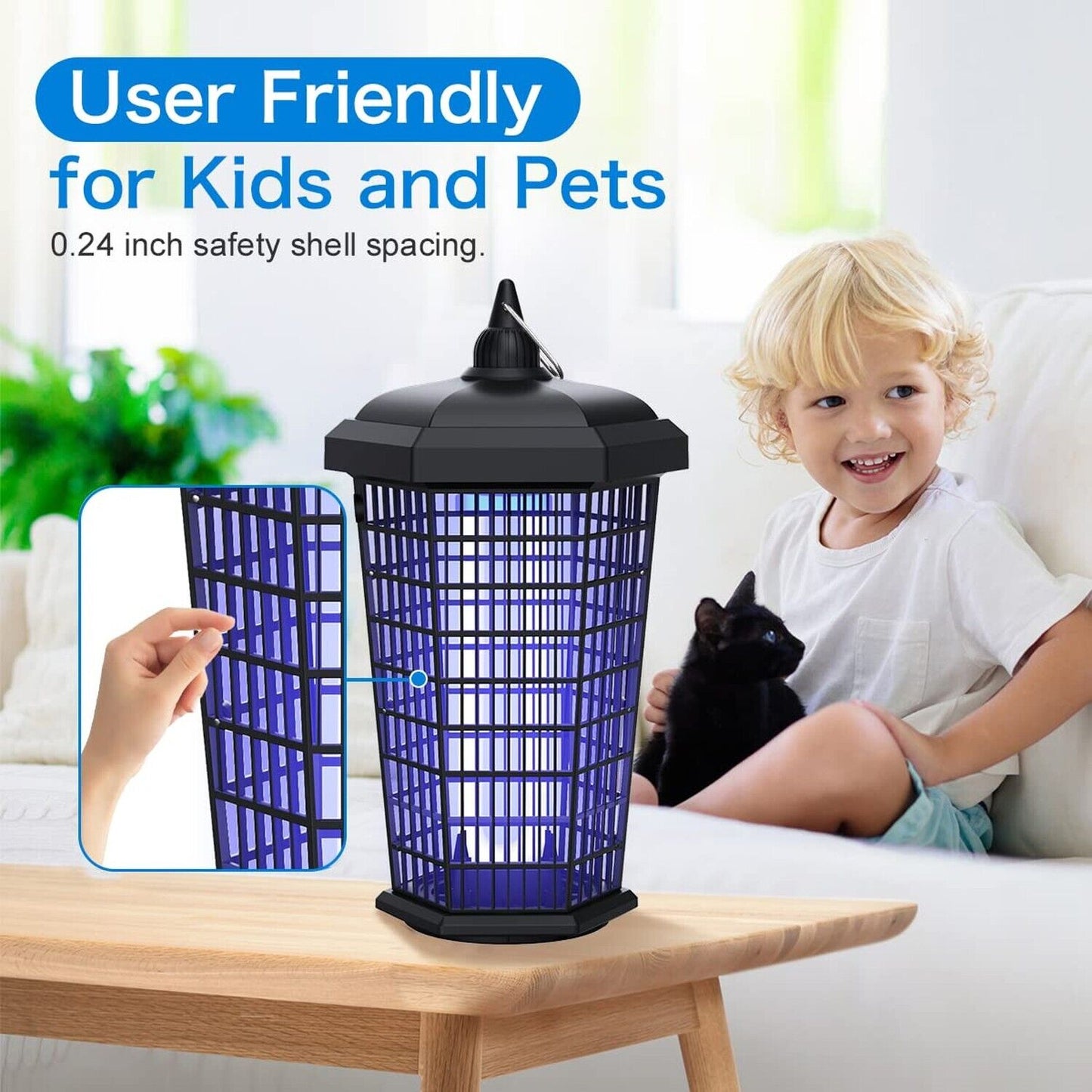 Effective Indoor Outdoor Bug Zapper Lamp