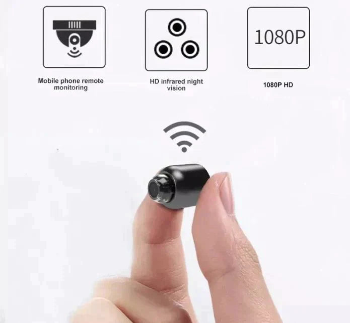Compact 2 Pack WiFi Home Security Cameras 1080P