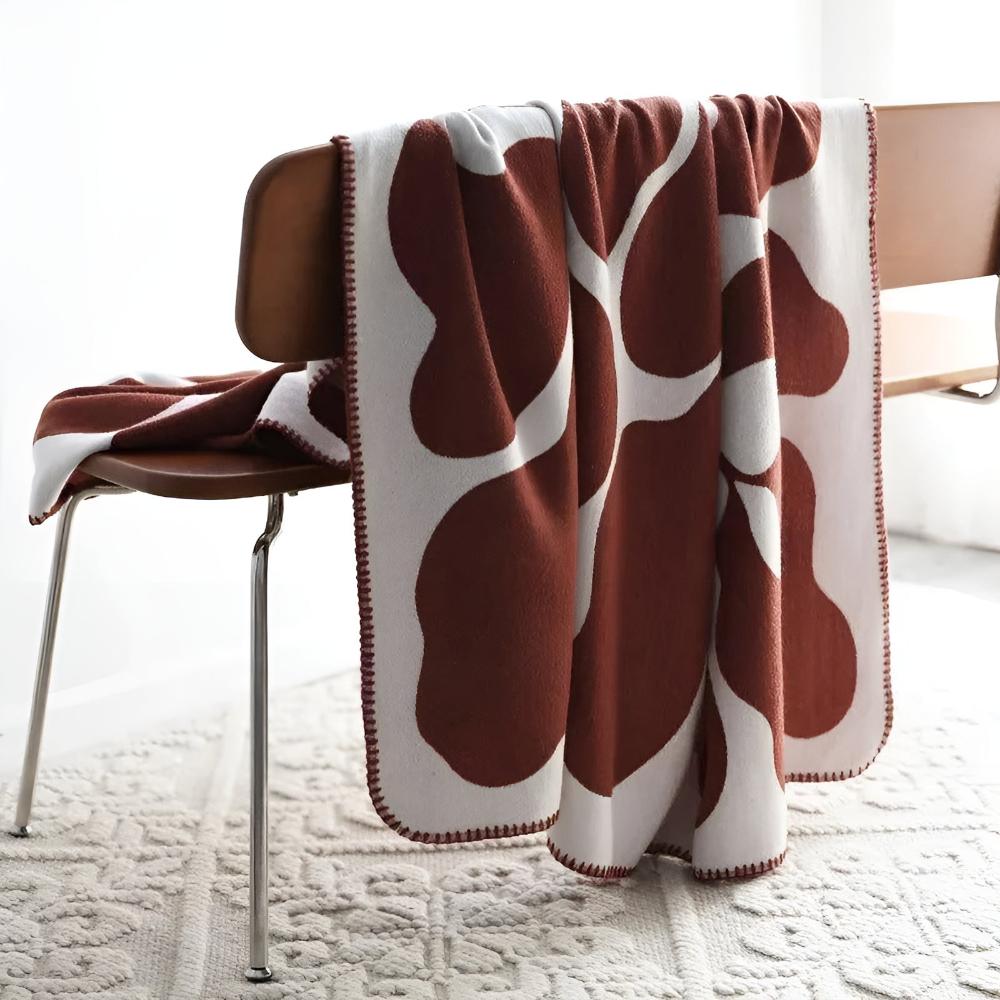 Colorful Soft Acrylic Throw Blanket - Pexav